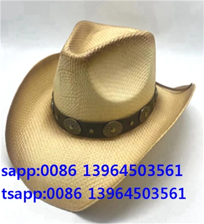 Strohhut Western Herren Damen Sommermütze
