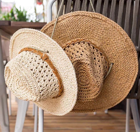 Hohle handgefertigte Papierweber Frauen Sommerhut