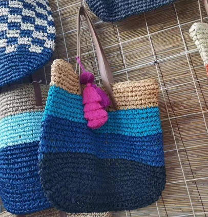 Gradient Ramp Häkeltasche für Mädchen und Frauen