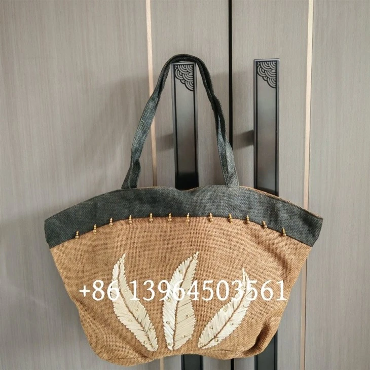 Bamboo Woven Straw Handbags