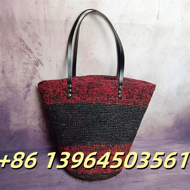 Raffia Schulter Beach Sommertasche