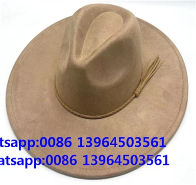 Western-Cowboyhut aus veganem Wildleder