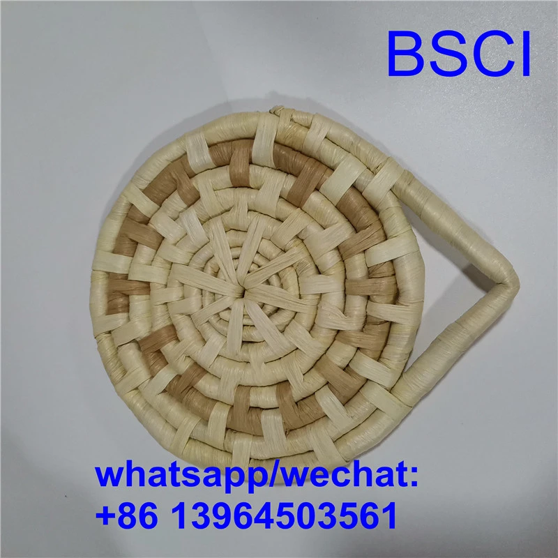 Natürlich färbende Rattan-Tischsets