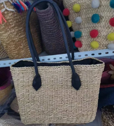 Papier handgewebte quadratische Frauen Tasche
