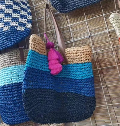 Gradient Ramp Häkeltasche für Mädchen und Frauen