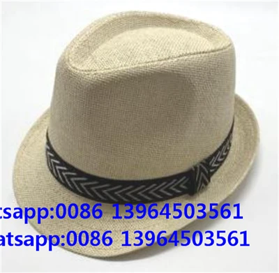 Damen Herren Fedora Strandhut