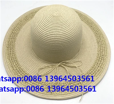 Damenhut mit Knotenband, eleganter Strandmode-Hut