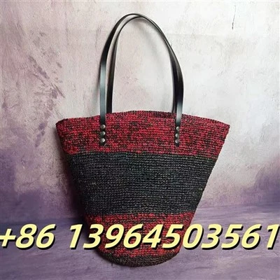 Raffia Schulter Beach Sommertasche