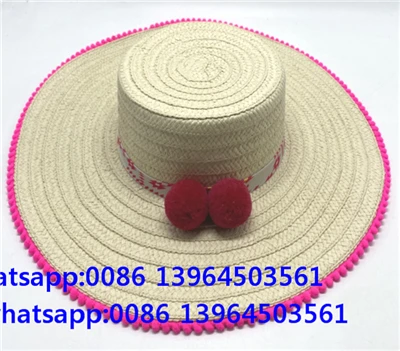 Weißer Strand-Sonnenhut für Mädchen, Partyhut