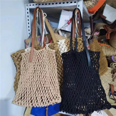 Baumwollseile hohl Frauen Strandtasche