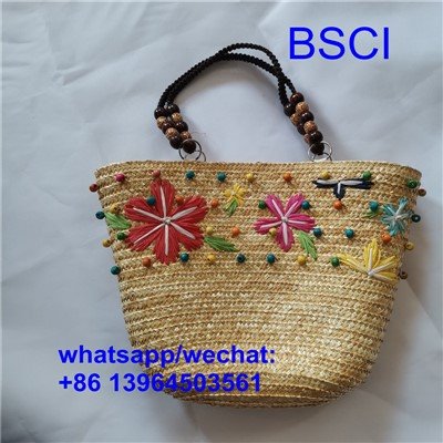 Natürliche handgemachte Strandtasche
