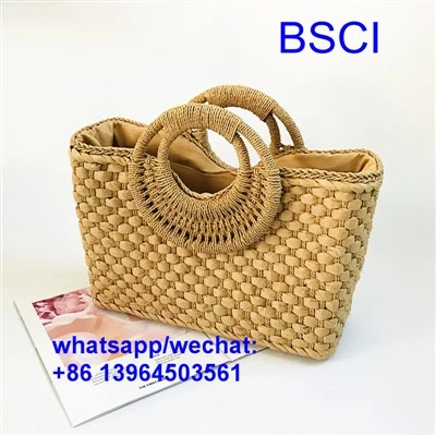 Gewebte Strandtasche Schulter