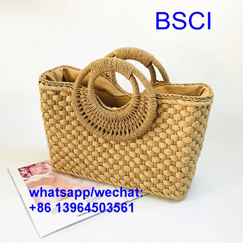 Gewebte Strandtasche Schulter
